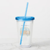 road trippin | Peanuts Road Trip Van Acryl Drinkbeker (Achterkant)