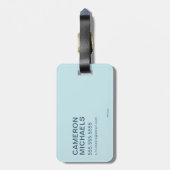 road trippin | Peanuts Road Trip Van Bagagelabel (Achterkant verticaal)