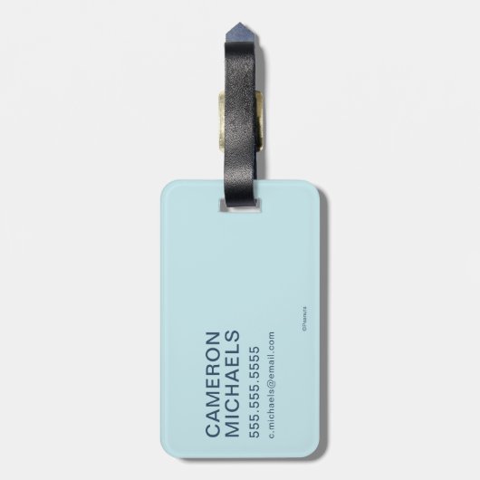 road trippin | Peanuts Road Trip Van Bagagelabel (Achterkant verticaal)