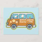 road trippin | Peanuts Road Trip Van Briefkaart (Voorkant)
