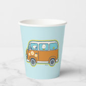 road trippin | Peanuts Road Trip Van Papieren Bekers (Voorkant)