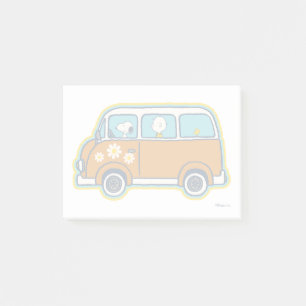 road trippin   Peanuts Road Trip Van Post-it® Notes