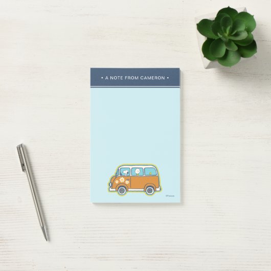road trippin | Peanuts Road Trip Van Post-it® Notes (Kantoor)