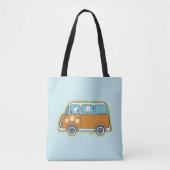 road trippin | Peanuts Road Trip Van Tote Bag (Voorkant)