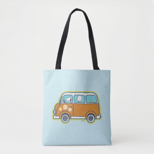 road trippin | Peanuts Road Trip Van Tote Bag (Voorkant)