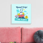 road trippin | Pinda's het is cool om te carpoolen Canvas Afdruk (Insitu (Woonkamer))