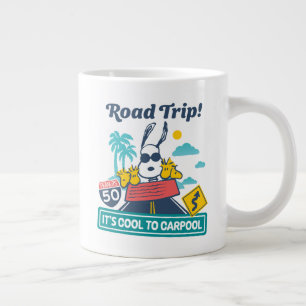 road trippin   Pinda's het is cool om te carpoolen Grote Koffiekop