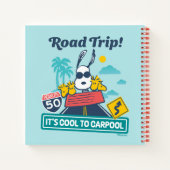 road trippin | Pinda's het is cool om te carpoolen Notitieboek (Achterkant)