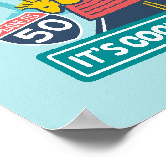 road trippin | Pinda's het is cool om te carpoolen Poster (Hoek)