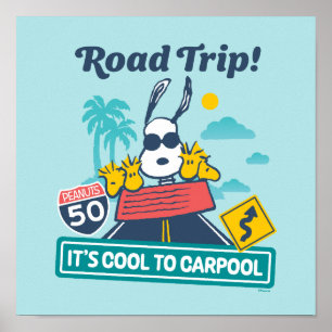 road trippin   Pinda's het is cool om te carpoolen Poster