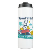 road trippin | Pinda's het is cool om te carpoolen Thermosbeker (Voorkant)