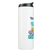 road trippin | Pinda's het is cool om te carpoolen Thermosbeker (Gedraaid links)