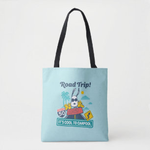 road trippin Pinda's het is cool om te carpoolen Tote Bag