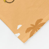 road trippin | Pinda's Snoopy strandpatroon Fleece Deken (Hoek)