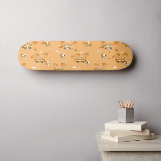 road trippin | Pinda's Snoopy strandpatroon Persoonlijk Skateboard (Muurkunst (Horizontaal))