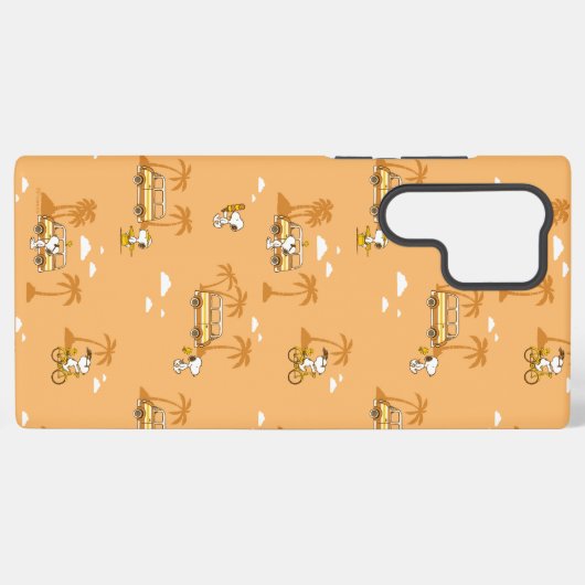 road trippin | Pinda's Snoopy strandpatroon Samsung Galaxy Hoesje (Achterkant horizontaal)