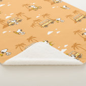 road trippin | Pinda's Snoopy strandpatroon Sherpa Deken (3/4)