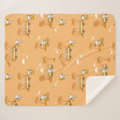 road trippin | Pinda's Snoopy strandpatroon Sherpa Deken (Voorkant (horizontaal))