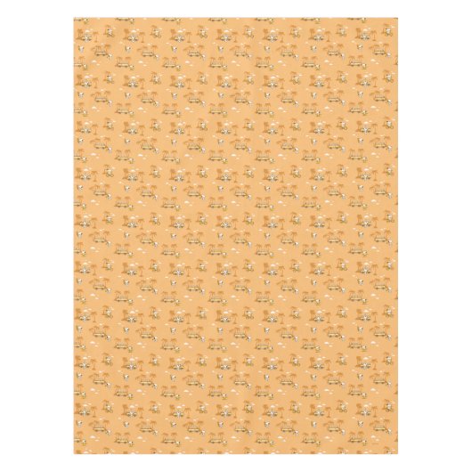 road trippin | Pinda's Snoopy strandpatroon Tafelkleed (Voorkant)