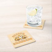 road trippin | Pinda's Snoopy Summers Kartonnen Onderzetters (Insitu)