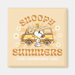 road trippin   Pinda's Snoopy Summers Magneet