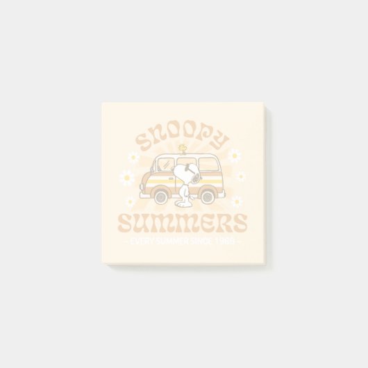 road trippin | Pinda's Snoopy Summers Post-it® Notes (Voorkant)