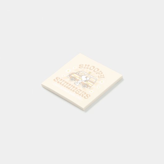road trippin | Pinda's Snoopy Summers Post-it® Notes (Schuin)