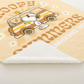 road trippin | Pinda's Snoopy Summers Sherpa Deken (3/4)