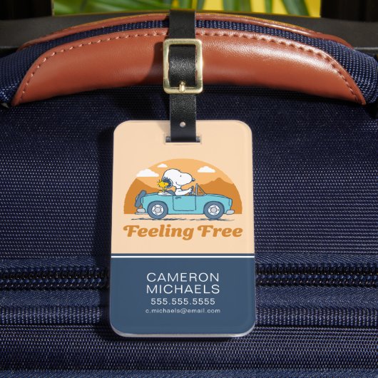 road trippin | Pinda's voelen zich vrij Bagagelabel (Voorkant Insitu 2)