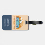 road trippin | Pinda's voelen zich vrij Bagagelabel (Achterkant horizontaal)