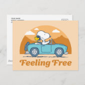 road trippin | Pinda's voelen zich vrij Briefkaart (Voorkant / Achterkant)