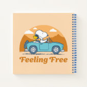 road trippin | Pinda's voelen zich vrij Notitieboek (Achterkant)