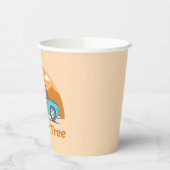 road trippin | Pinda's voelen zich vrij Papieren Bekers (Links)