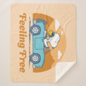 road trippin | Pinda's voelen zich vrij Sherpa Deken (Voorkant)