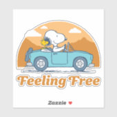 road trippin | Pinda's voelen zich vrij Sticker (Vel)