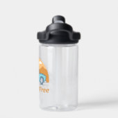 road trippin | Pinda's voelen zich vrij Waterfles (Achterkant)