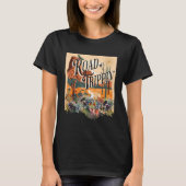 Road Trippin Retro Style Vakantie Road Tripping Wo T-shirt (Voorkant)