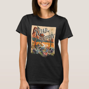 Road Trippin Retro Style Vakantie Road Tripping Wo T-shirt