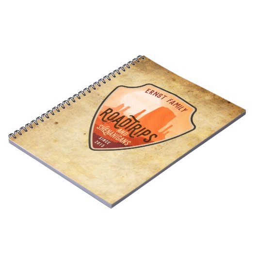 Road Trips and Shenanigans Desert Travel Journal Notitieboek (Linkerzijde)