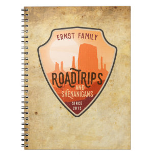 Road Trips and Shenanigans Desert Travel Journal Notitieboek