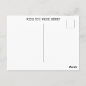 Road Trips & Shenanigans Outdoor Patch Briefkaart (Achterkant)