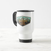 Road Trips & Shenanigans Outdoor Patch Travel Mug Reisbeker (Voorkant links)