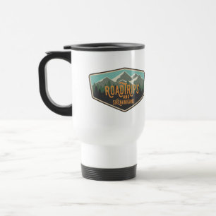 Road Trips & Shenanigans Outdoor Patch Travel Mug Reisbeker