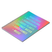 Road Trips + Waterverven + Hamburgers Notitieboek (Linkerzijde)