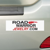 Road Warrior Jewelry Bumpersticker (Op auto)