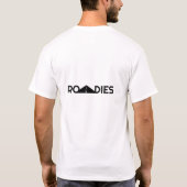 Roadies Adventure Typography Camping Design T-shirt (Achterkant)