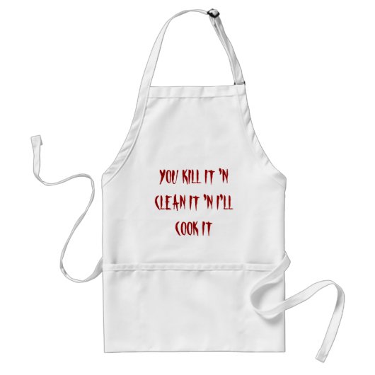 ROADKILL AMERICANA BBQ APRON STANDAARD SCHORT (Voorkant)