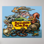 RoadKill Cafe Poster (Voorkant)