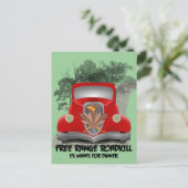 Roadkill for Dinner Recipe Card Briefkaart (Staand voorkant)