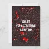 Roadkill Horror Halloween Invitation Kaart (Voorkant)